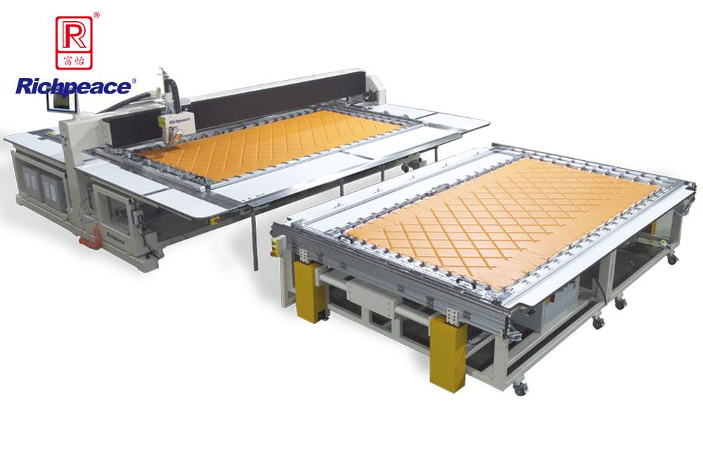 星空全自动大面积皮革缝纫机