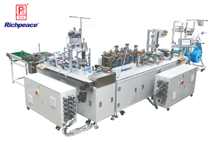 星空平面口罩一拖一全自动生产线