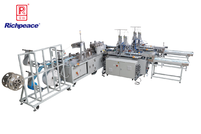 星空平面口罩（儿童型）一拖二全自动生产线
