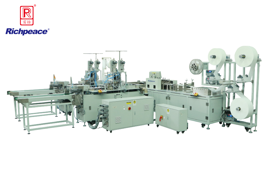 星空平面口罩一拖二全自动生产线