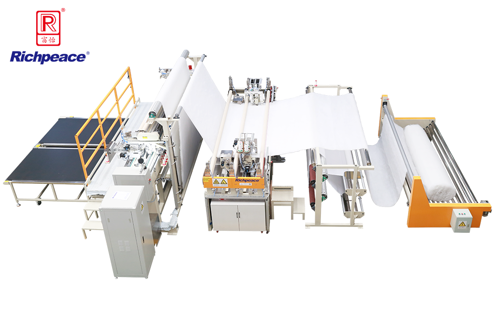 星空电脑全自动锁四边机(兼具翻套被工艺)