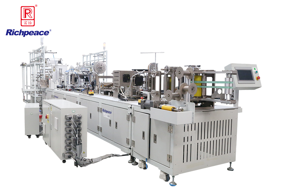 星空全自动高速折叠口罩生产线 （焊耳带)