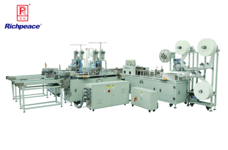 星空平面口罩一拖二全自动生产线