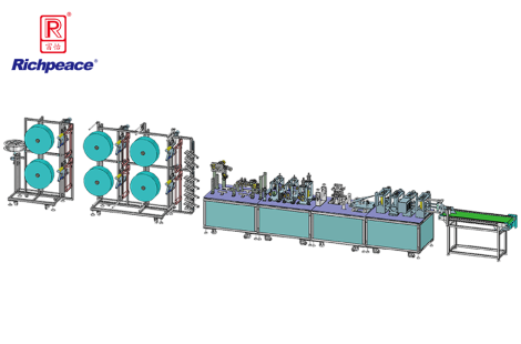 星空全自动鸭嘴型口罩生产线