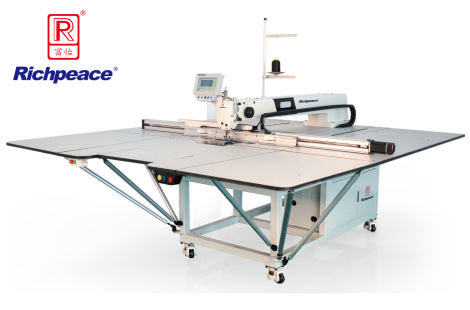 星空服装全自动模板缝纫机 (固定式机头双丝杆)