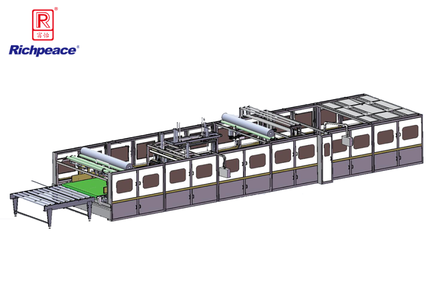 星空全自动床垫包装线