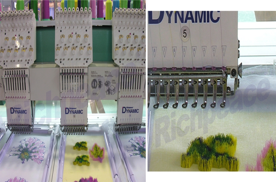 星空电脑精密植绒绣花机