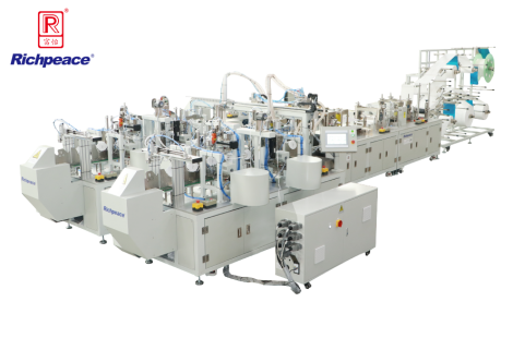 星空折叠口罩一拖二全自动生产线（焊头带）