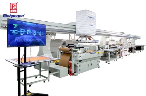 星空全自动冲复缝绣生产线