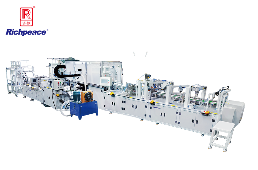星空全自动罩杯口罩生产线 (预成型 盘头带)