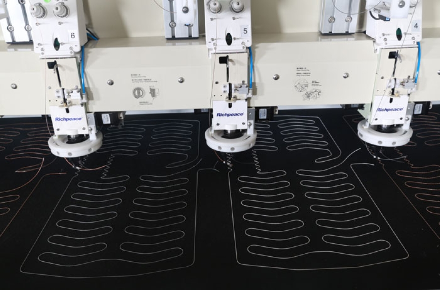 星空汽车专用电脑布线机-左右自动收送料结构