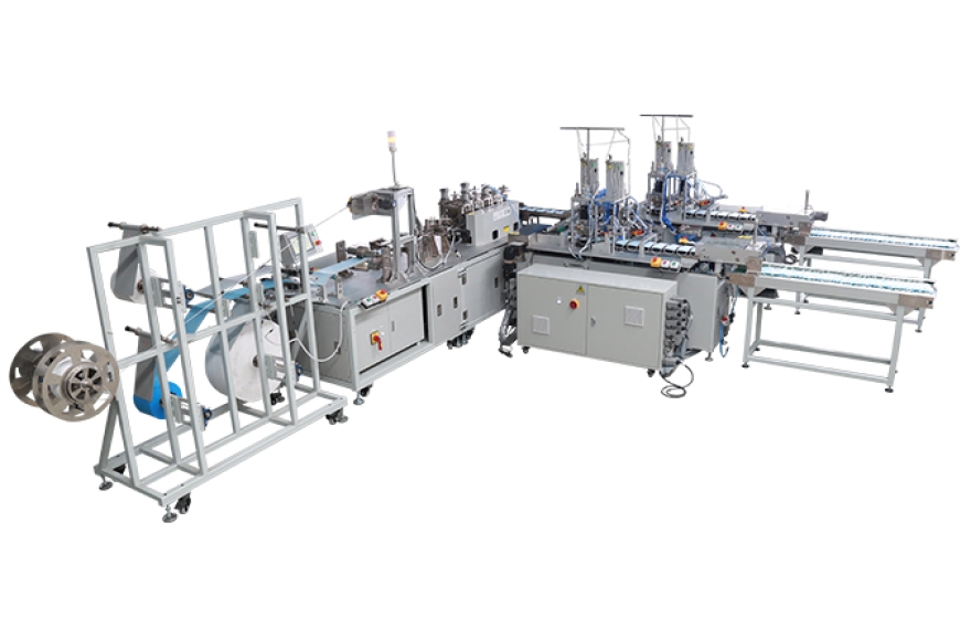 星空平面口罩一拖二全自动生产线