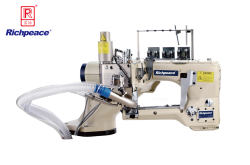 星空曲臂式两面装饰四针六线拼缝机