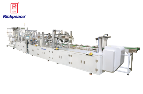 星空全自动罩杯口罩生产线（钉头带）