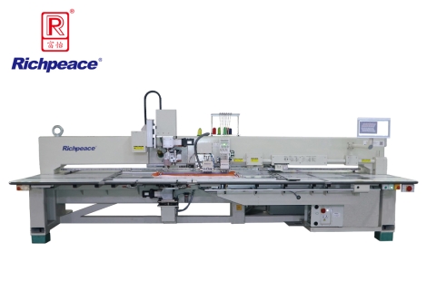 星空全自动旋转机头冲绣缝一体机