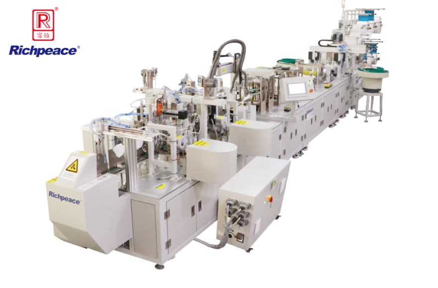 星空折叠口罩一拖一生产线（焊头带）