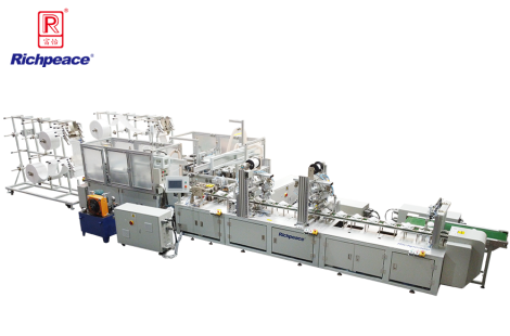 星空全自动罩杯口罩二合一标准型生产线（焊头带）