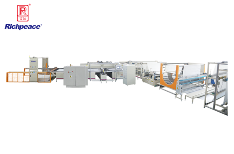 星空美式胖被四边缝纫裁切生产线