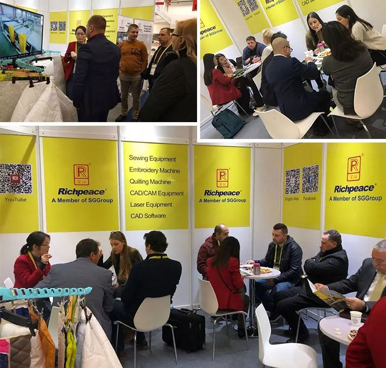 星空家纺领域自动化生产线，亮相法兰克福国际纺织品展览会