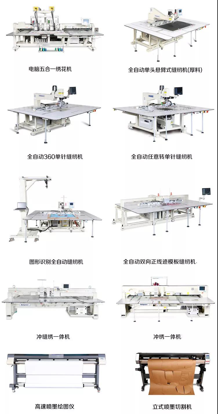 缝制展星空产品展示