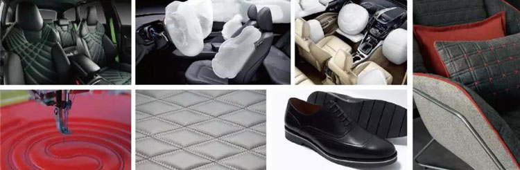 星空全自动双针任意转缝纫机应用范围