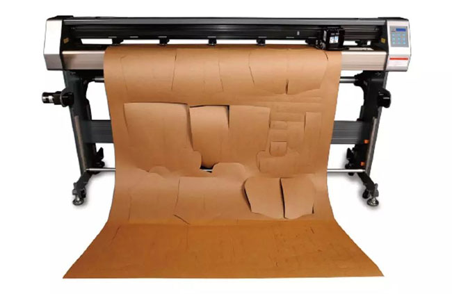 星空立式喷墨切割机展机