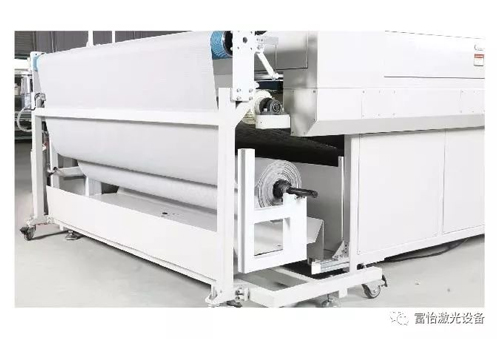 激光切割机用于汽车天窗卷阳帘面料切割
