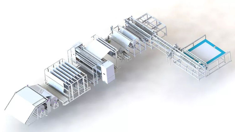 星空拷边被芯自动化生产线